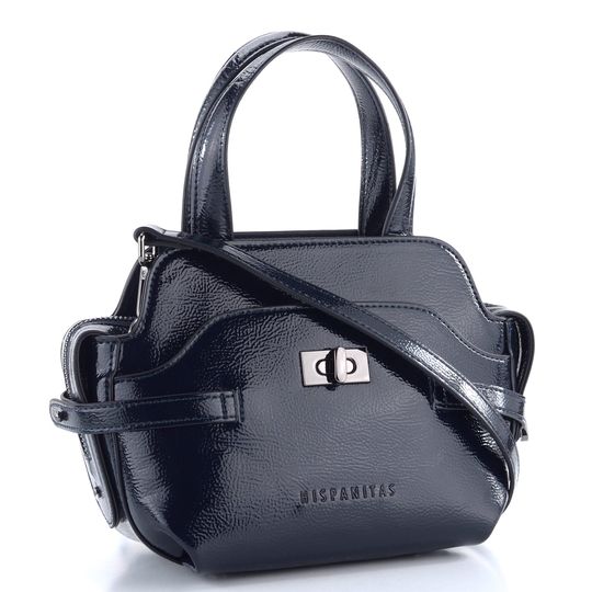 Hispanitas lakovaná crossbody kabelka Midnight BI243533